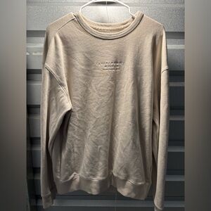 Abercrombie and Fitch Beige Sweatshirt